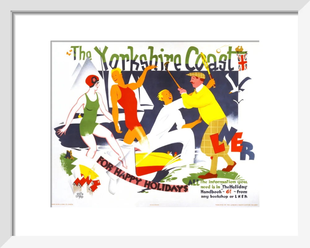 ‘The Yorkshire Coast’, LNER poster, 1930. - Image 4