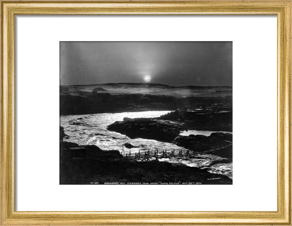 Eclipse of the sun over the old Aswan Dam, Egypt, 28 May, 1900. - Image 10