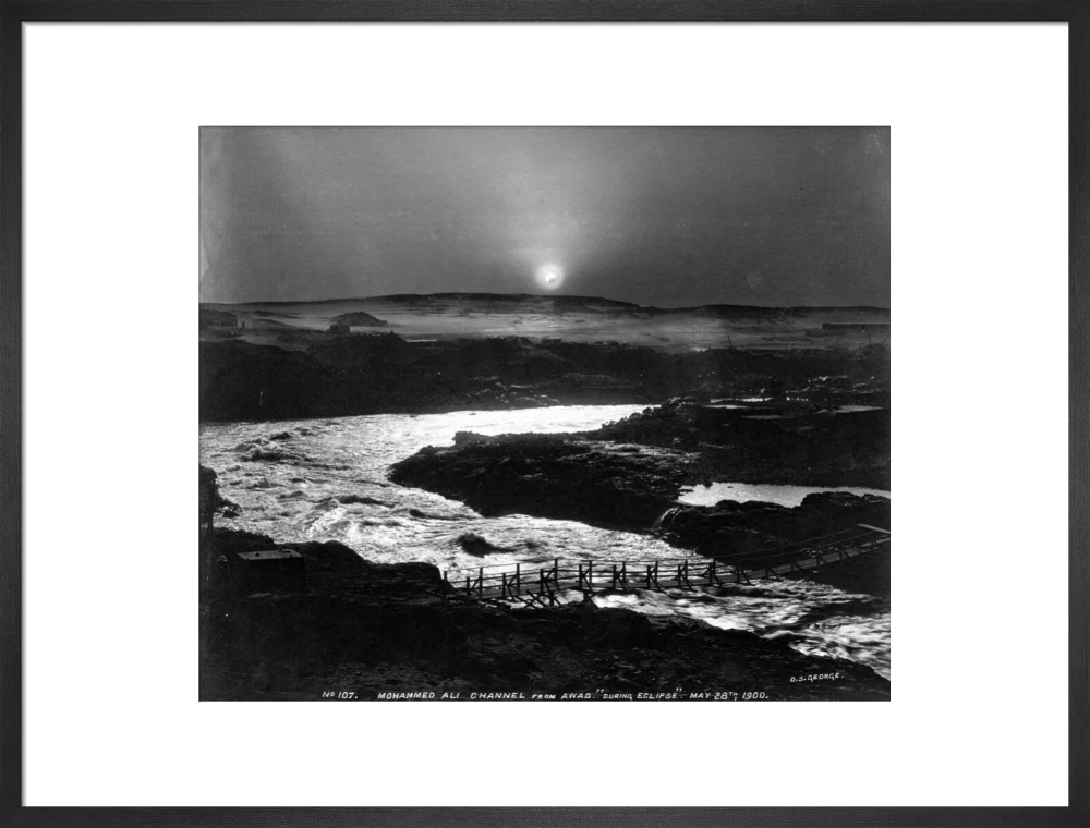 Eclipse of the sun over the old Aswan Dam, Egypt, 28 May, 1900. - Image 18