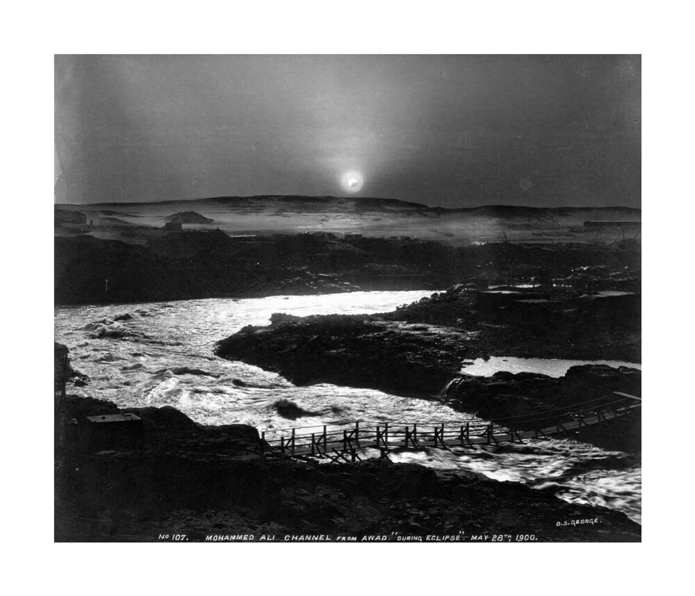 Eclipse of the sun over the old Aswan Dam, Egypt, 28 May, 1900. - Image 29