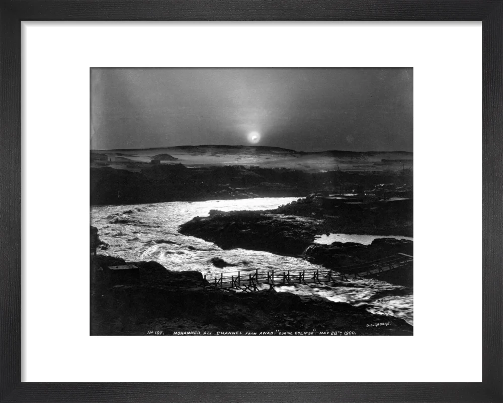 Eclipse of the sun over the old Aswan Dam, Egypt, 28 May, 1900. - Image 36