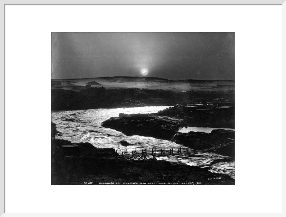 Eclipse of the sun over the old Aswan Dam, Egypt, 28 May, 1900. - Image 57