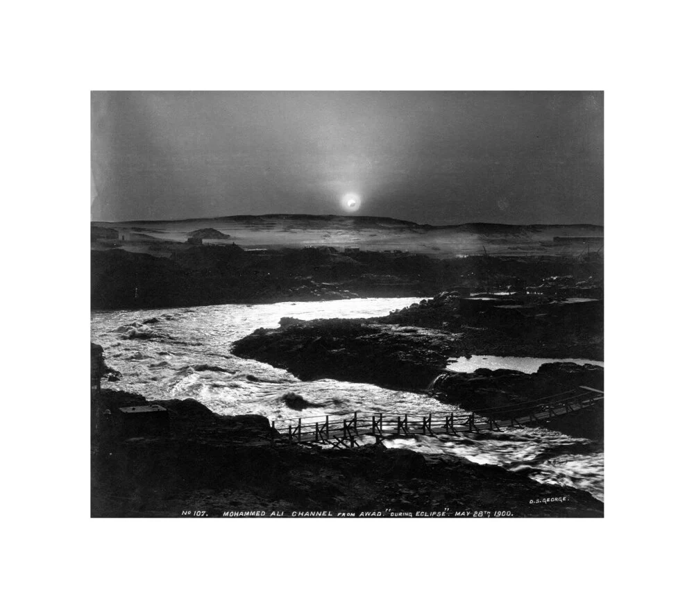 Eclipse of the sun over the old Aswan Dam, Egypt, 28 May, 1900. - Image 60