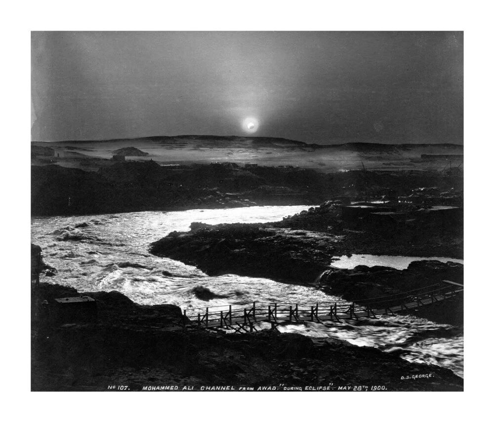 Eclipse of the sun over the old Aswan Dam, Egypt, 28 May, 1900. - Image 63