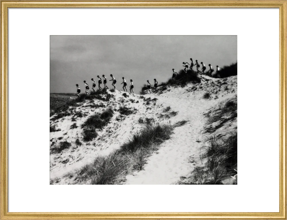 Horizon line of women walking over dunes, about 1930. - Image 20