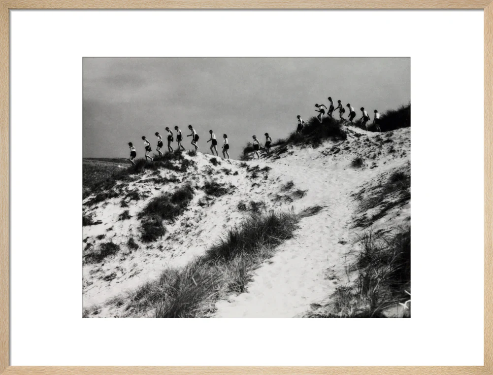 Horizon line of women walking over dunes, about 1930. - Image 21