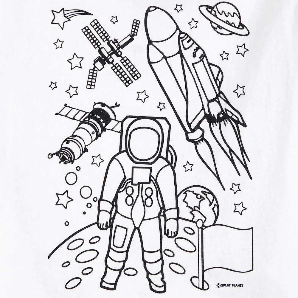 Science Museum Children's Colour in Space T-shirt - Image 4