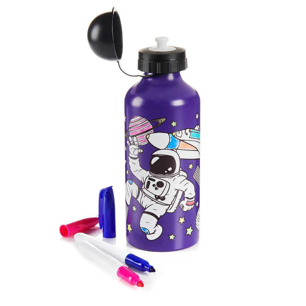 Science Museum Colour-in Space Water Bottle - Image 2