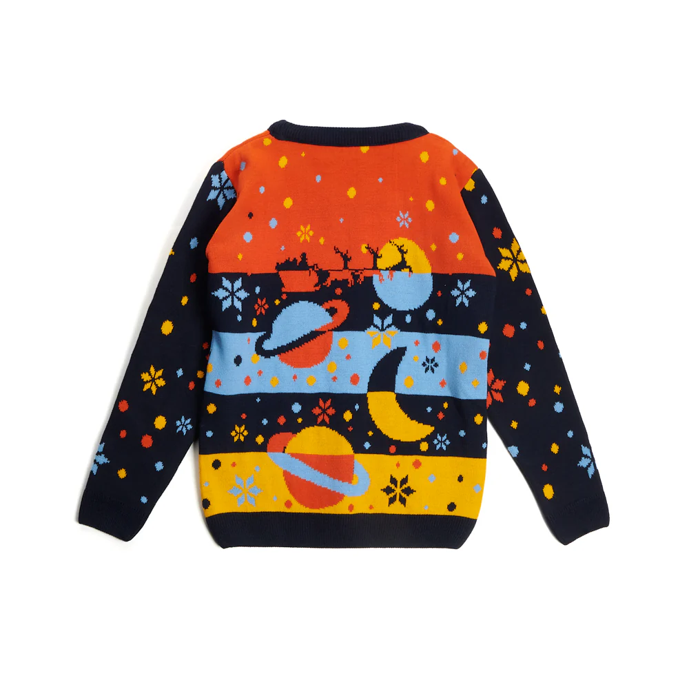 Science Museum Kids Christmas Planet Jumper - Image 3