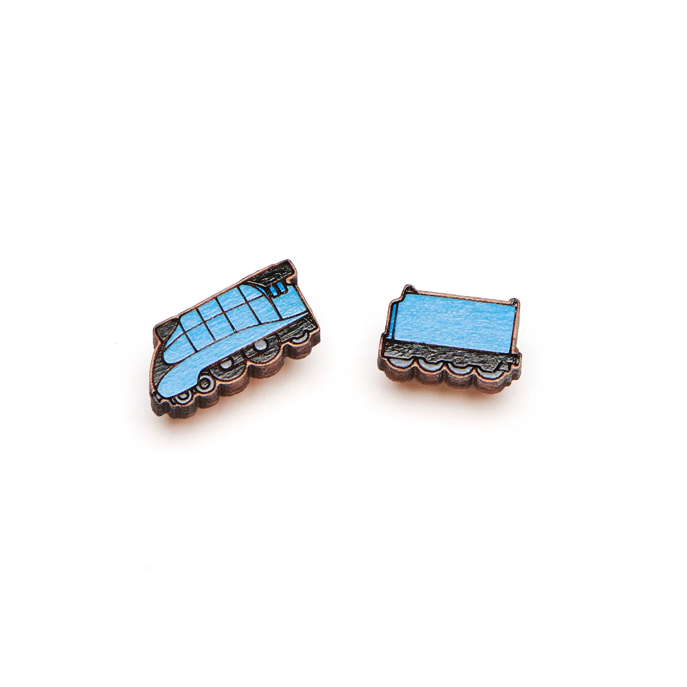 National Railway Museum Mallard Earrings - Image 3